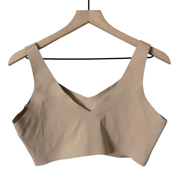 Honeylove V-Neck Bra in Sand Underwire Free Size XL - Picture 3 of 5